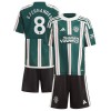 Camisola + Calções Manchester United Bruno Fernandes 8 Criança Equipamento 2ª 23/24